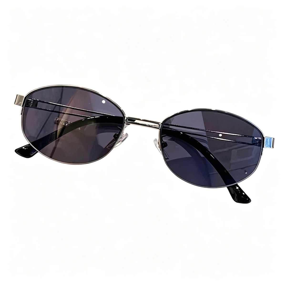 Glasses for Woman, Man Sunglasses – Oval Metal Frame UV400 Sunglasses, Fashionable Outdoor Sun Glasses