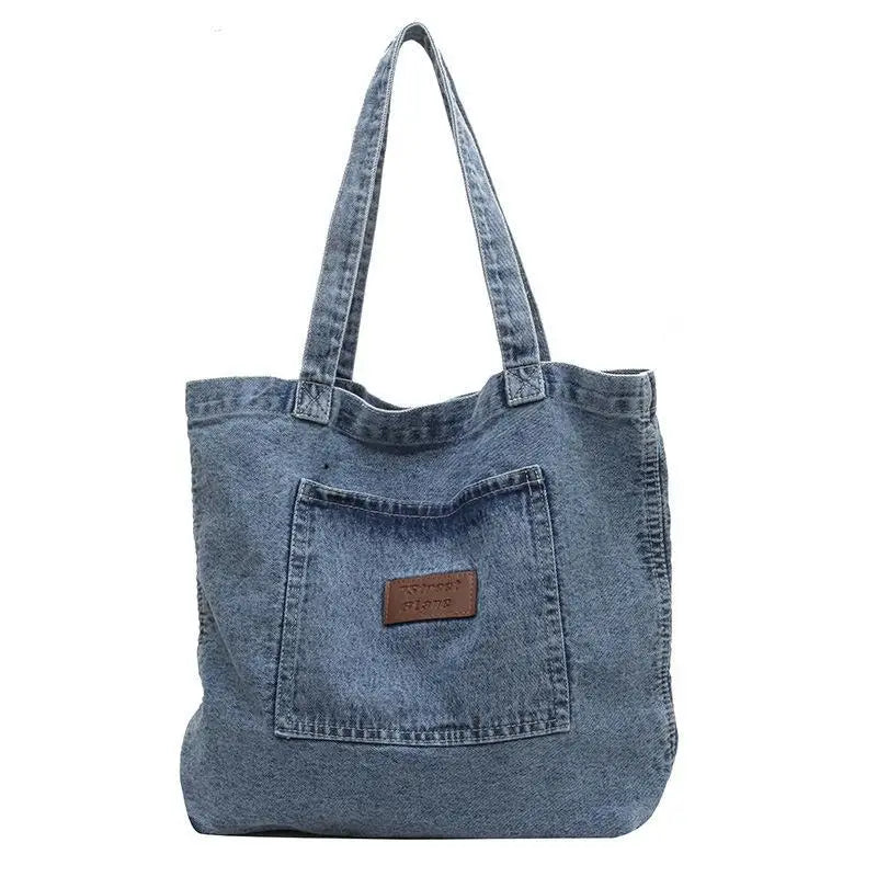 Denim Designer Handbag Luxury Designer Tote Bag Fashionalbe Clutch Bags SolidColor Underarm Simple Female Commuter Handbags 202