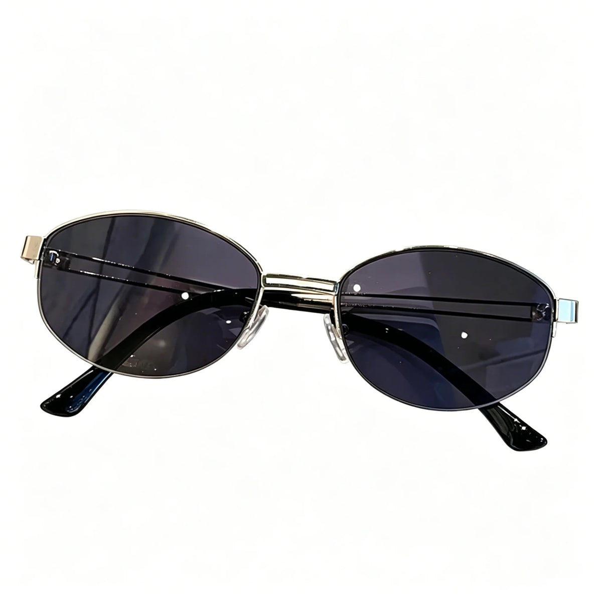 Glasses for Woman, Man Sunglasses – Oval Metal Frame UV400 Sunglasses, Fashionable Outdoor Sun Glasses