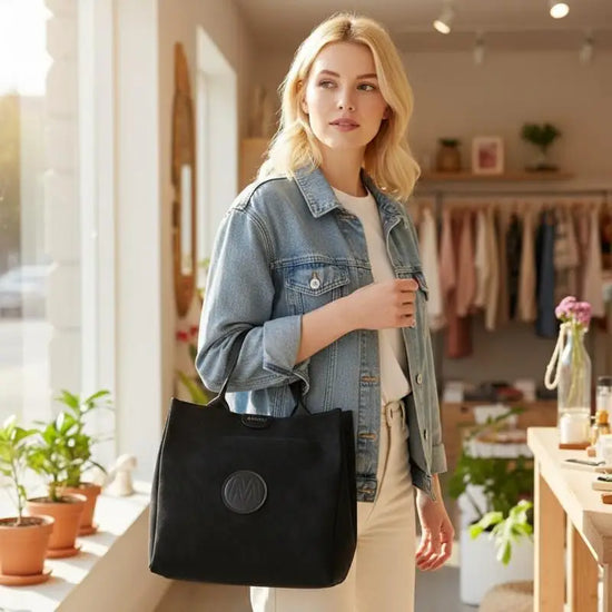Large Capacity Bucket Bag Minimalist Handheld Shoulder Bag Casual Portable Tote for Women Daily Travel Accessory