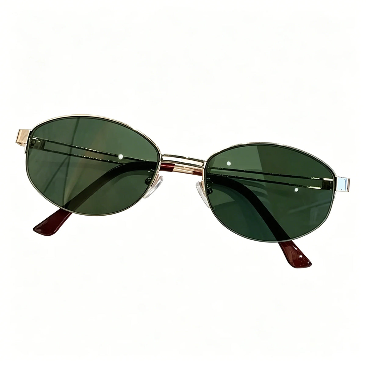Glasses for Woman, Man Sunglasses – Oval Metal Frame UV400 Sunglasses, Fashionable Outdoor Sun Glasses